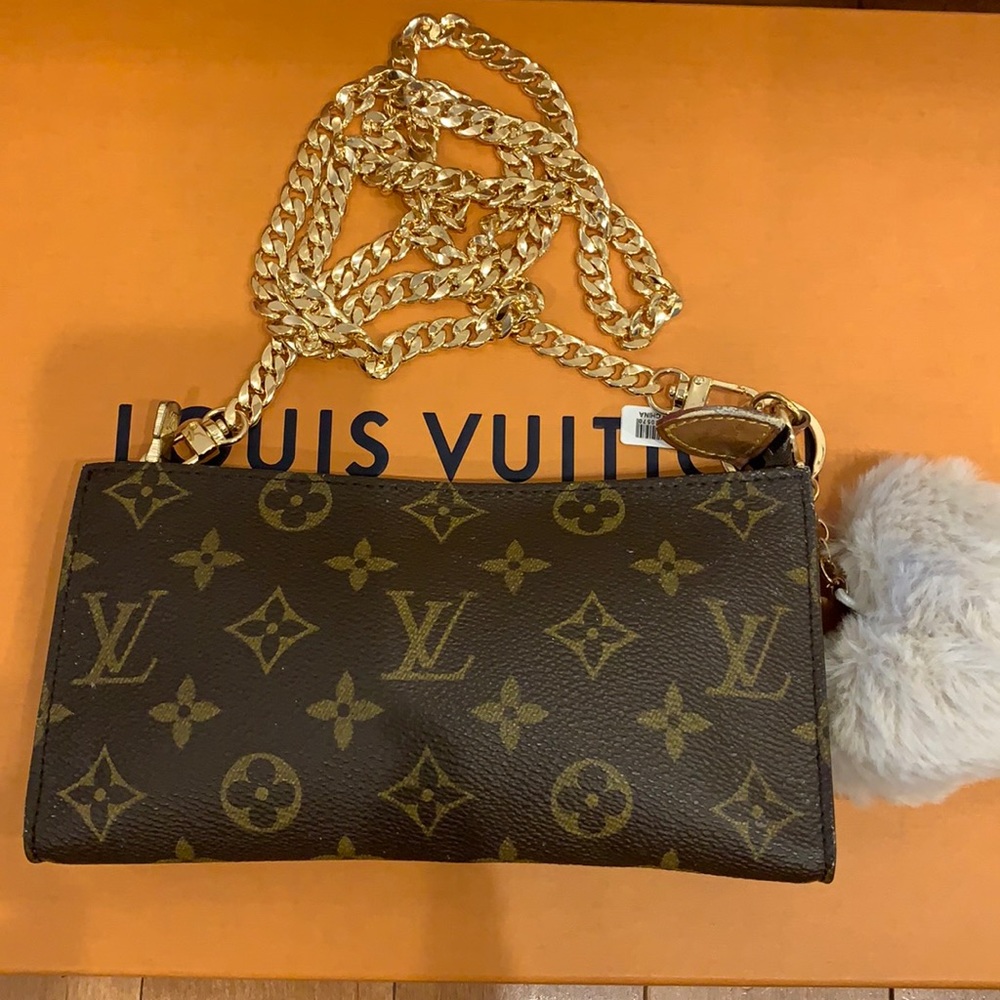 Authentic LV pochette, large size